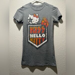 KISS X Hello Kitty tee shirt